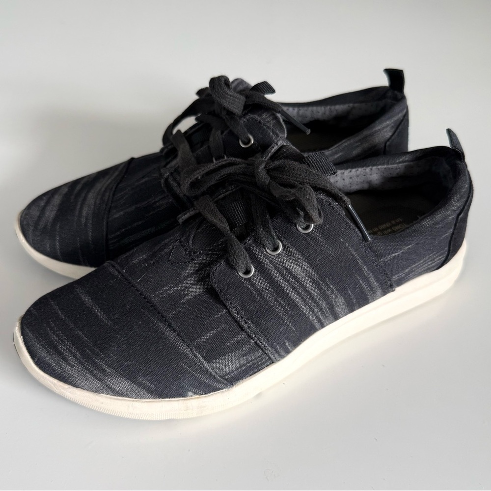 TOMS Del Rey women’s black casual sneakers